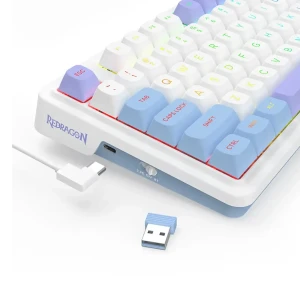 کیبورد بی سیم مکانیکال گیمینگ ردراگون مدل UCAL MAX K673 WBP